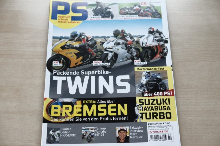 Deckblatt PS Sport Motorrad (09/2014)